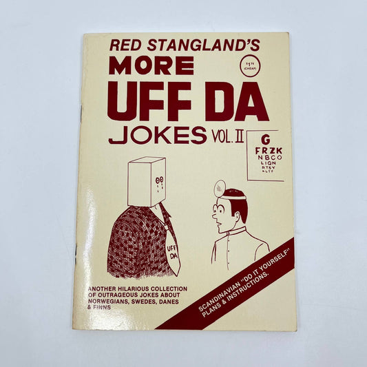 1984 Red Stangland’s More Uff Da Jokes Vol II Norwegians Swedes Danes Finns TE2