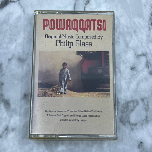 Powaqqatsi, Original Music Composed By Philip Glass (1988) Cassette Tape TJ6-74