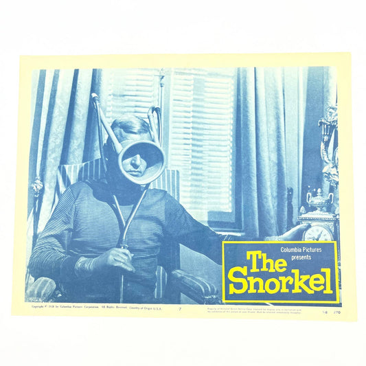 THE SNORKEL original 1958 HAMMER Lobby Card PETER VAN EYCK 11x14 #7 FL4