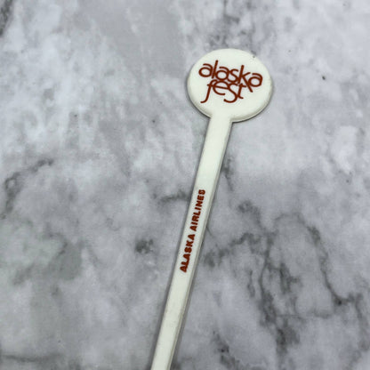 Vintage Alaska Airlines Alaska Fest Garnish Pick Swizzle Stirrer SA2
