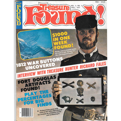 Treasure Found! Magazine - Treasure Hunting Metal Detecting Fall 1977 M3