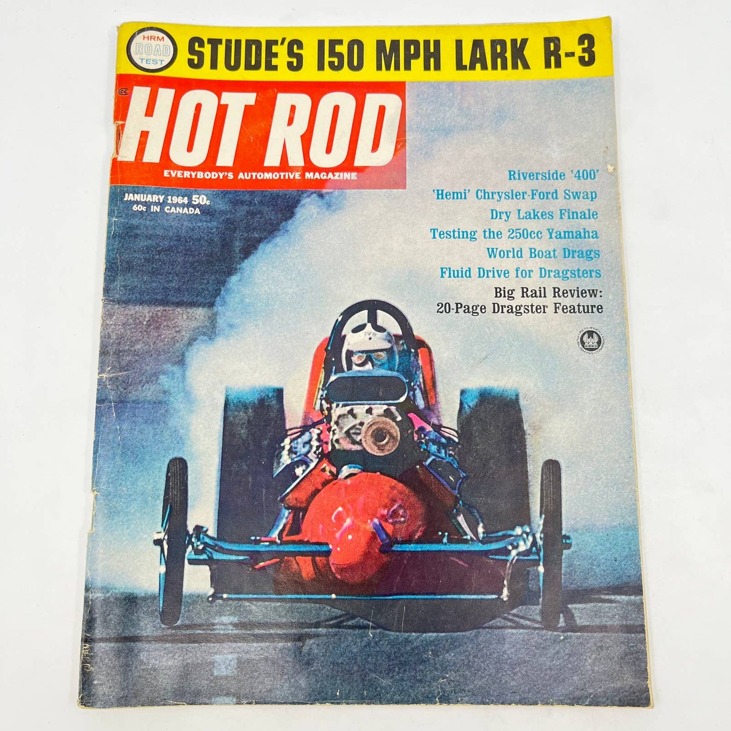 1964 January Hot Rod Magazine 20 Page Dragster Feature TE8