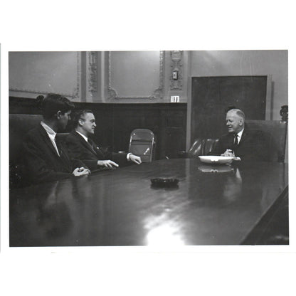 Ambassador Yriart & Son With SD Governor Nils Boe 1965 Original Photo 5x7 TK1-P4
