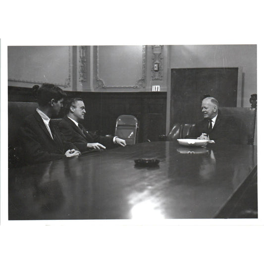 Ambassador Yriart & Son With SD Governor Nils Boe 1965 Original Photo 5x7 TK1-P4