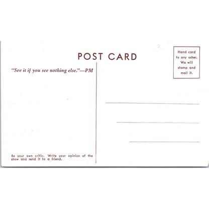 George Gershwin Porgy & Bess at Majestic Theatre - Original Postcard P3-4