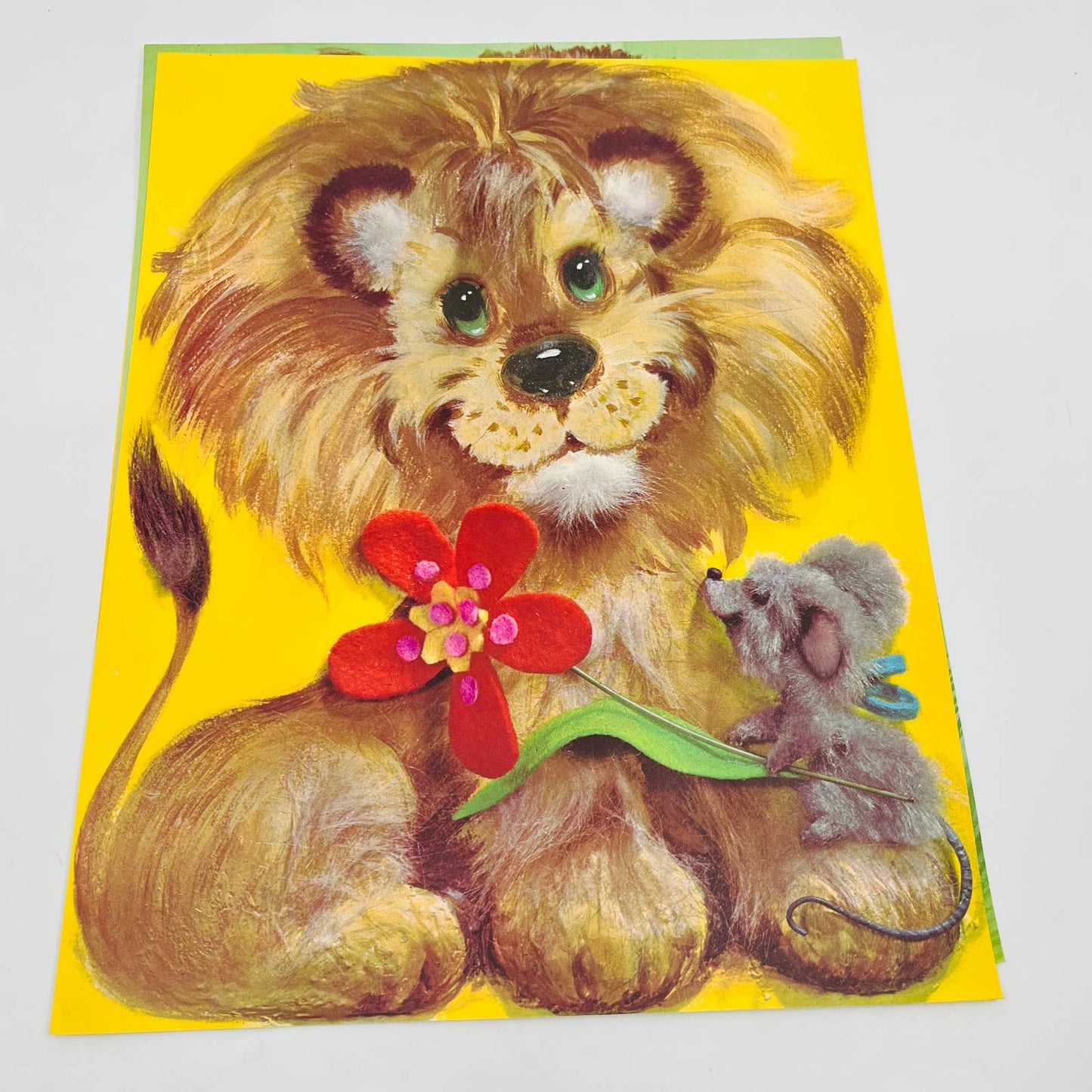 1968 Original Kitsch Lion, Tiger & Bear Print Set COLONIAL STUDIOS 11x14 FL2
