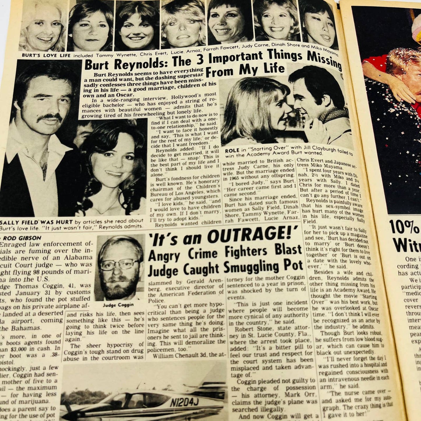 National Enquirer 1981 Laverne Shirley Jerry Brown Jane Fonda Kristofferson FL2