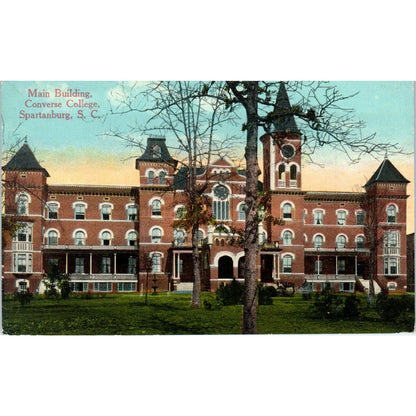 Southern Bell Telephone Building Spartanburg SC Original Postcard TK1-27