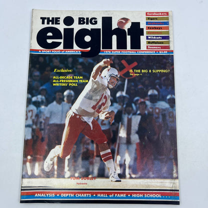 1978 Big Eight Football Magazine Tom Sorley Nebraska Cornhuskers TH7