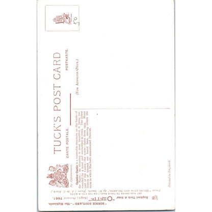 The Highlands - Cawdor Castle Raphael Tuck Oilette Original Postcard P3-2