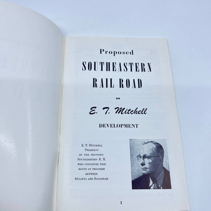 1950s Proposed Southeastern Rail Road an E.J. Mitchell Development Vol. II TF8