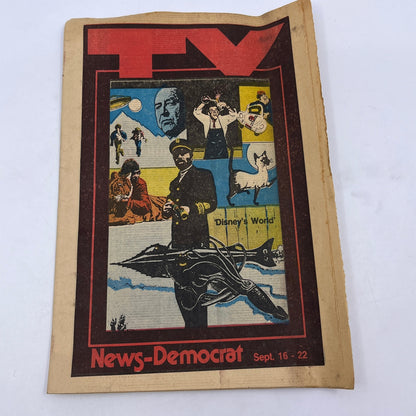1979 Sep 16 Bellville IL News-Democrat TV Listings Magazine Disney's World A18