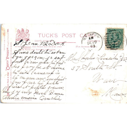 Motor Car For Sale Humor 1905 Raphael Tuck Oilette Original Postcard TK1-P17