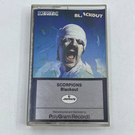 SCORPIONS - BLACKOUT Cassette 1982 Polygram/Mercury Records TD2