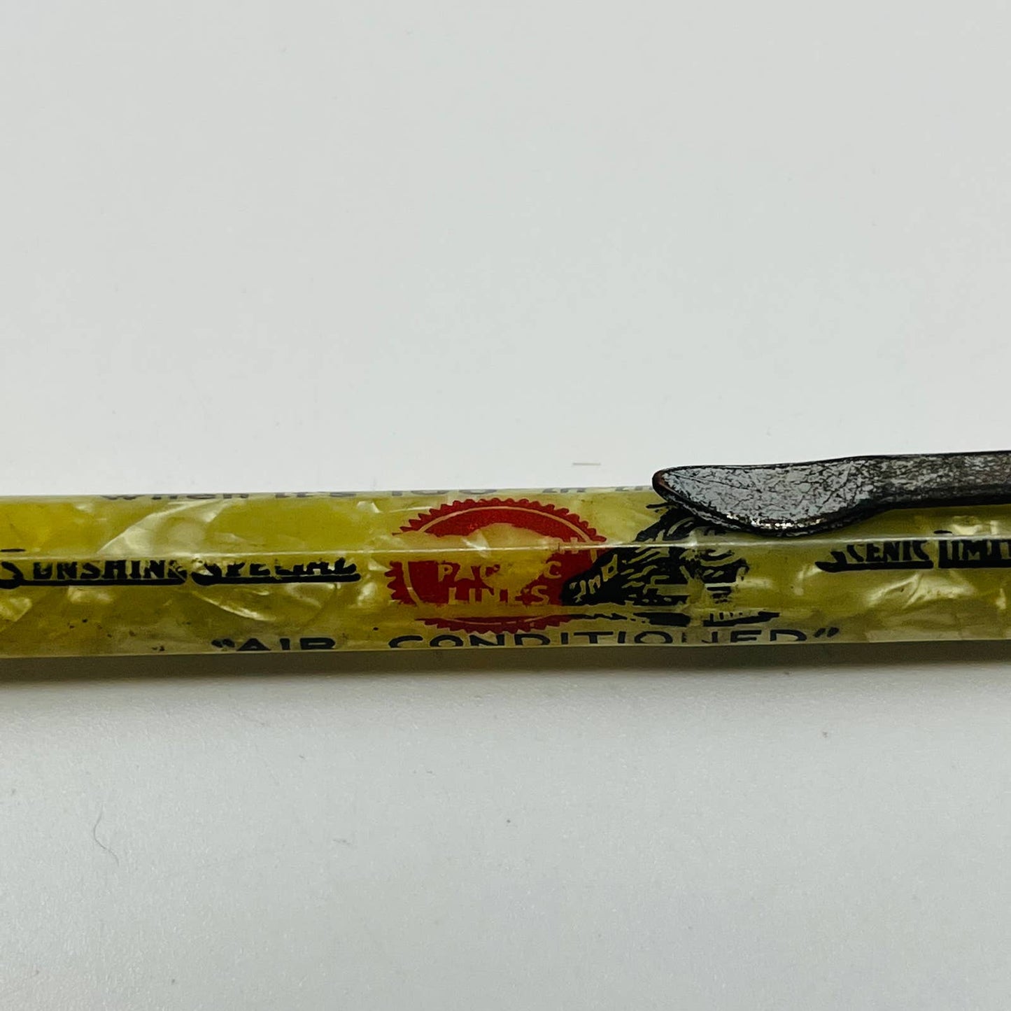 Celluloid Mother of Pearl Mechanical Pencil Missouri Pacific Lines Railroad SB3