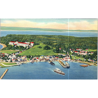 Grand Hotel Mackinac Island Michigan Original Postcard TK1-P19