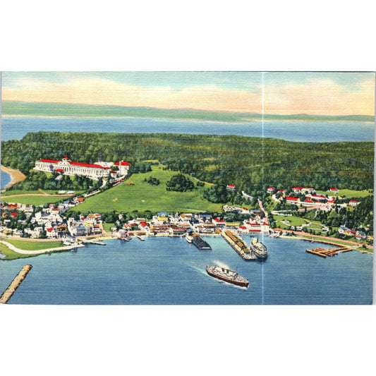 Grand Hotel Mackinac Island Michigan Original Postcard P2-4
