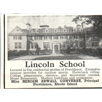 Milford Prep School Samuel B. Rosenbaum Milford CT - 1921 Original Ad TJ7-S7