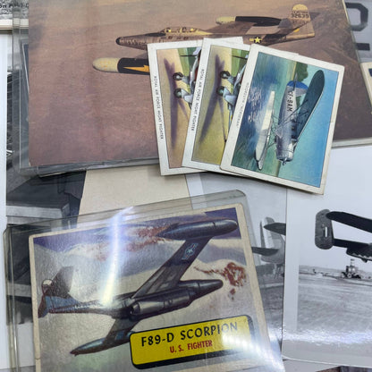 Huge Lot of US Air Force Warplane Aviation Ephemera Dating to WWII TD8