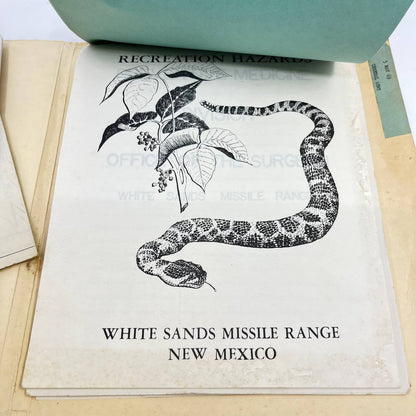 1969 US Army White Sands Missile Range New Mexico Ephemera Collection TF7