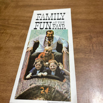 1965 New York World’s Fair Family Fun at the Fair Log Flume Ride Brochure A7