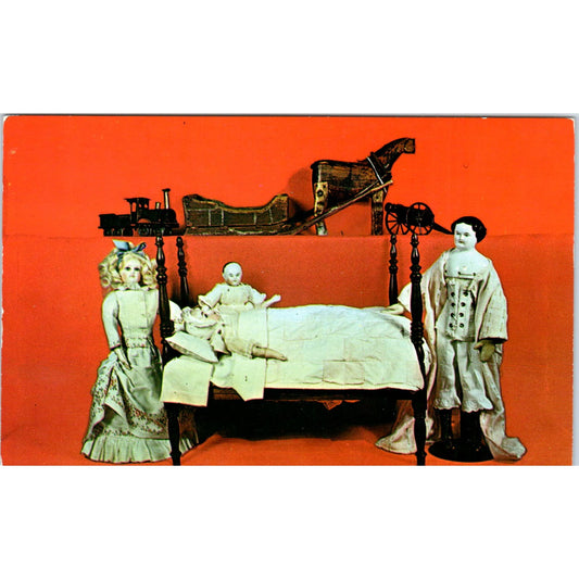 Dolls From Vermont Toy Collection Bennington Museum Original Postcard PB6