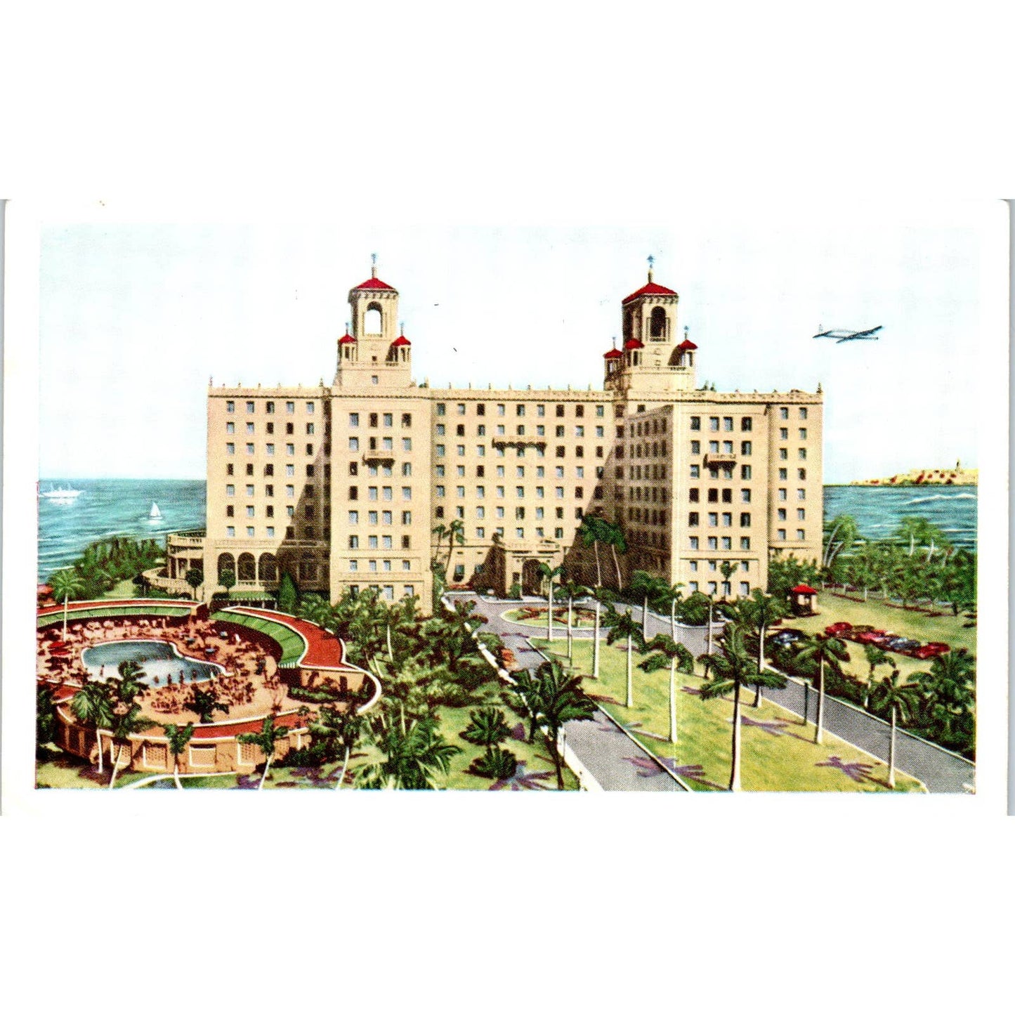 Hotel Nacional de Cuba Original Postcard TK1-P12