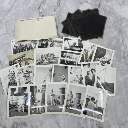 1937 Collection of Photos & Negatives Freighter Cruise to New Orleans TJ9-PG5