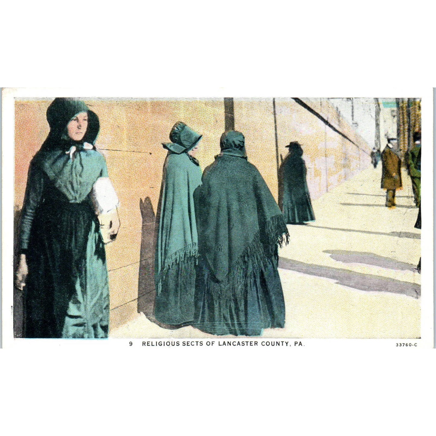 Vintage Postcard Religious Sects of Lancaster County PA TI1-1-2