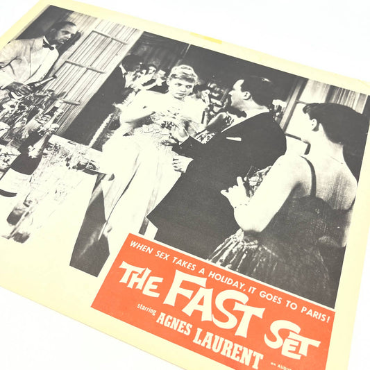 1960 The Fast Set Lobby Card Agnes Laurent FL4