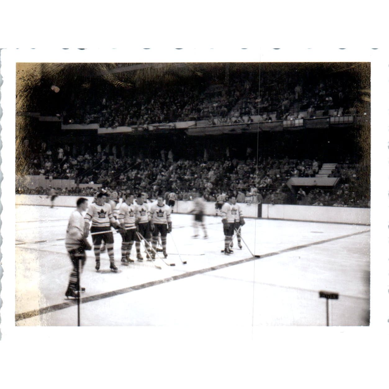 Set of 3 Early Original Photographs Toronto Maple Leafs Hockey Team 3x4 AD8-P21