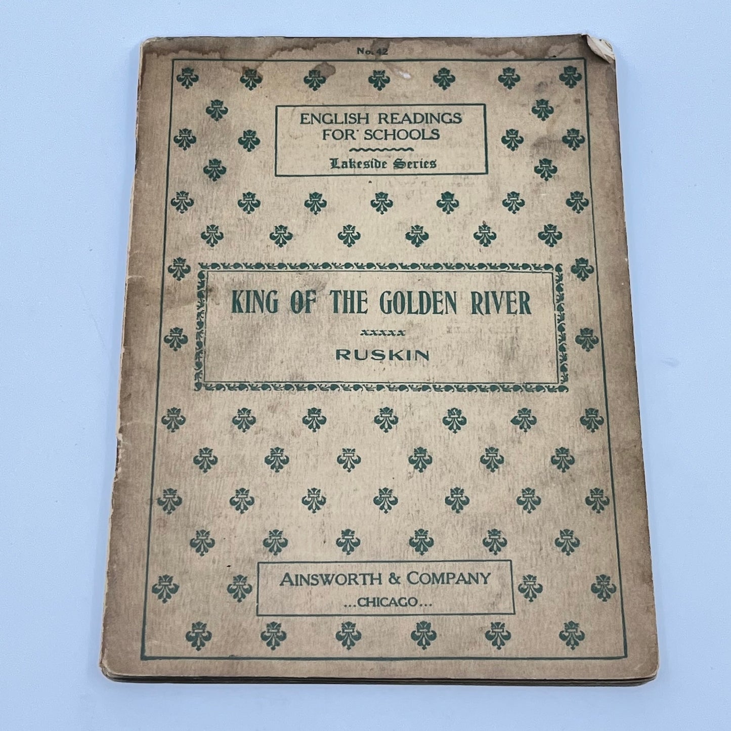1914 Ruskin King of the Golden River Reading For Schools Lakeside Series H3-6