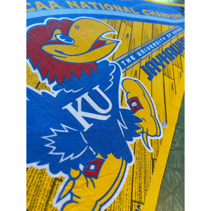 2008 NCAA National Champions University of Kansas Jayhawks Souvenir Pennant