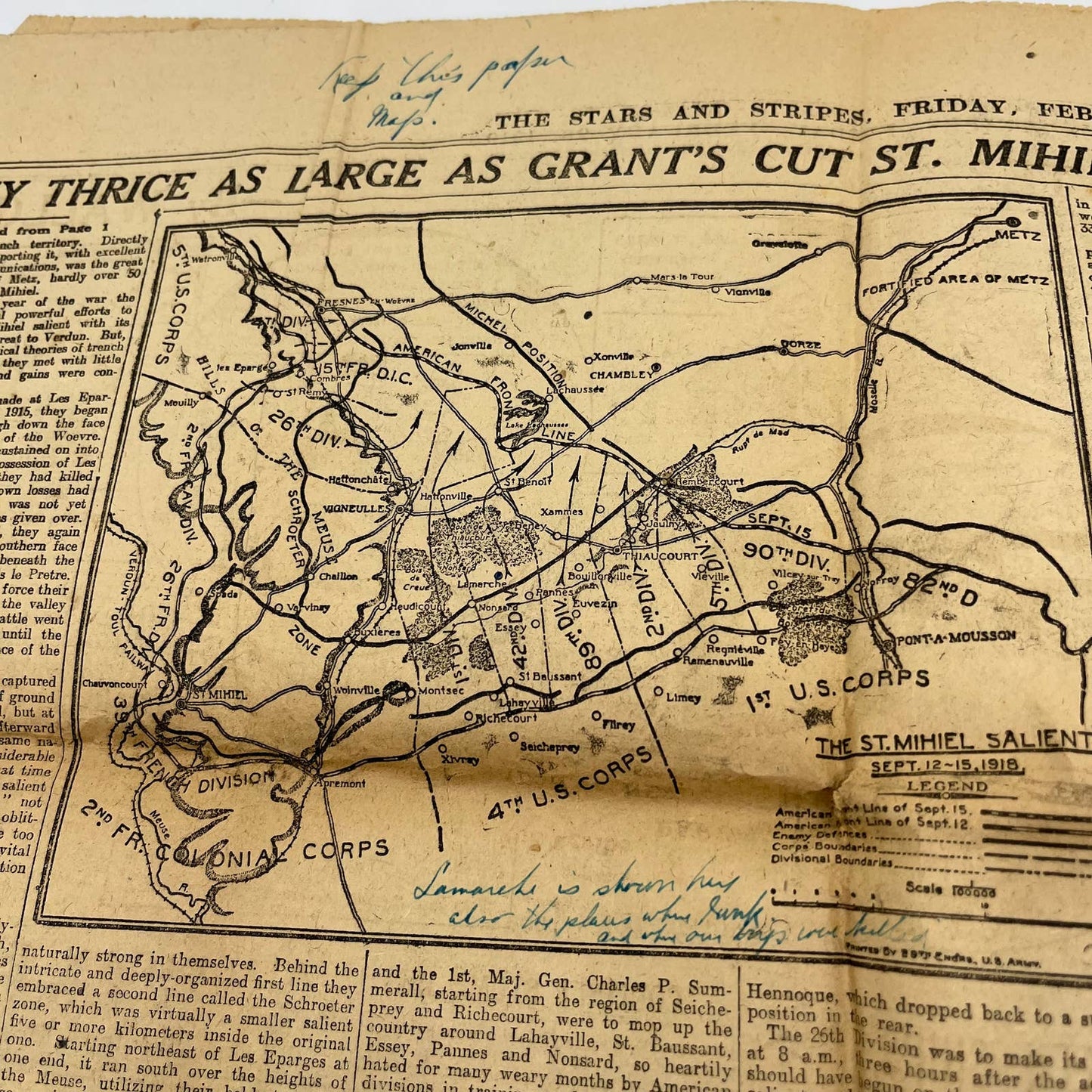 The Stars and Stripes - February 28, 1919 WWI US AEF Newspaper 28th Division B6