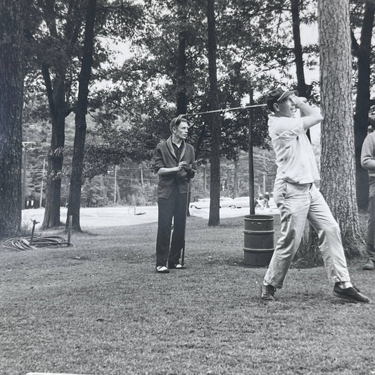 1950s Marinette Wisconsin Golfing Photo 5x7" AB7