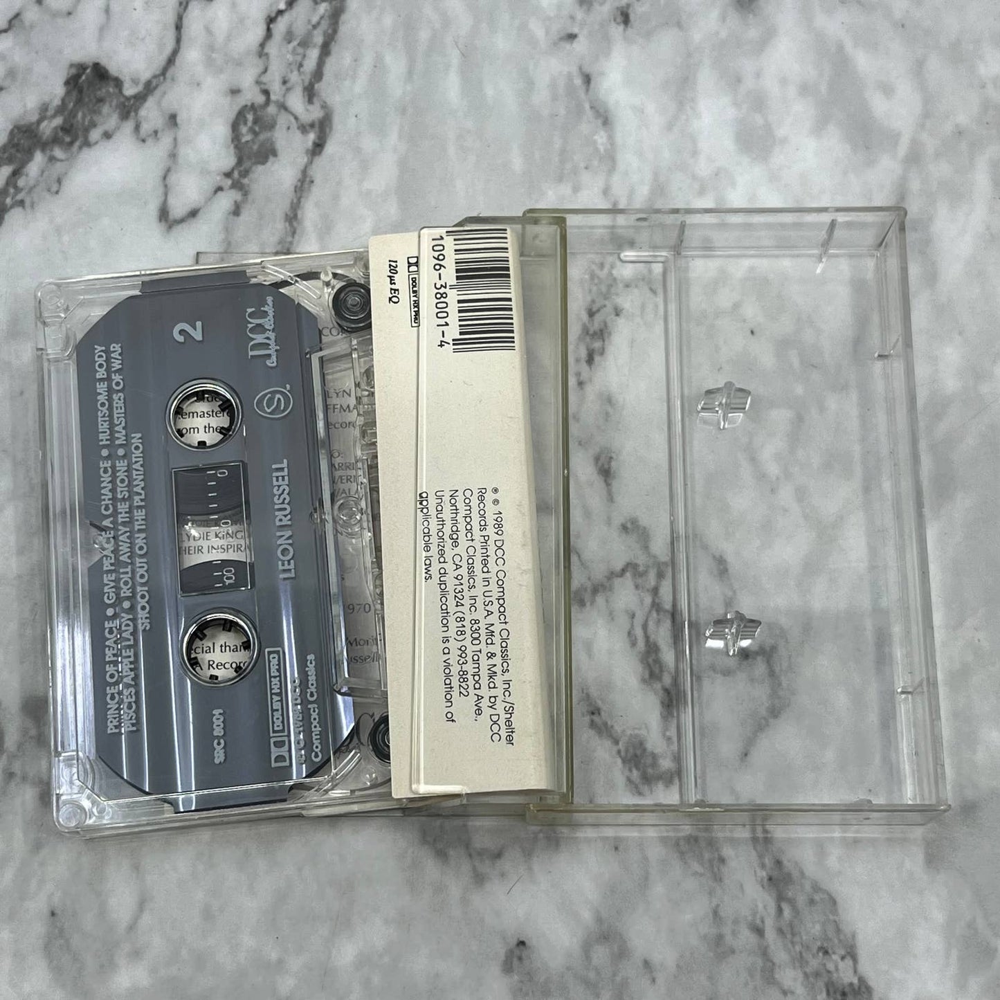 LEON RUSSELL ‎– S/T 1989 US Issue Cassette Tape TH1-32