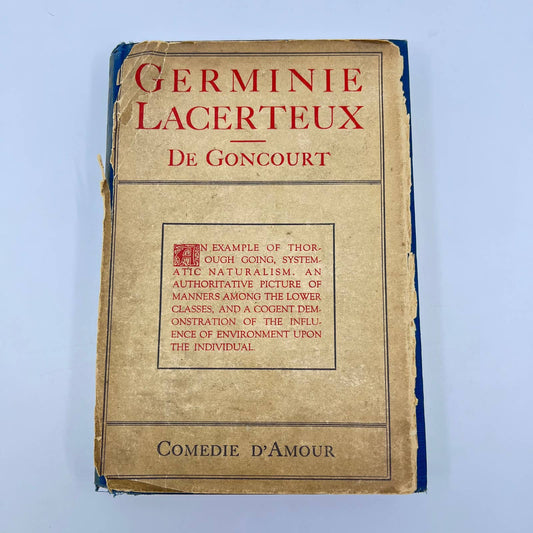 c1900 Germinie Lacerteux Edmond and Jules De Goncourt Comedie D'Amour TF2