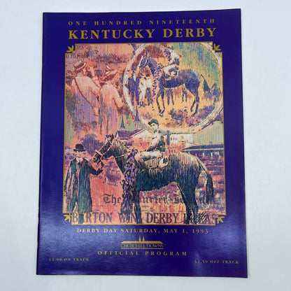 Kentucky Derby Official Program 119th Saturday May 1, 1993 Churchill Downs TH7