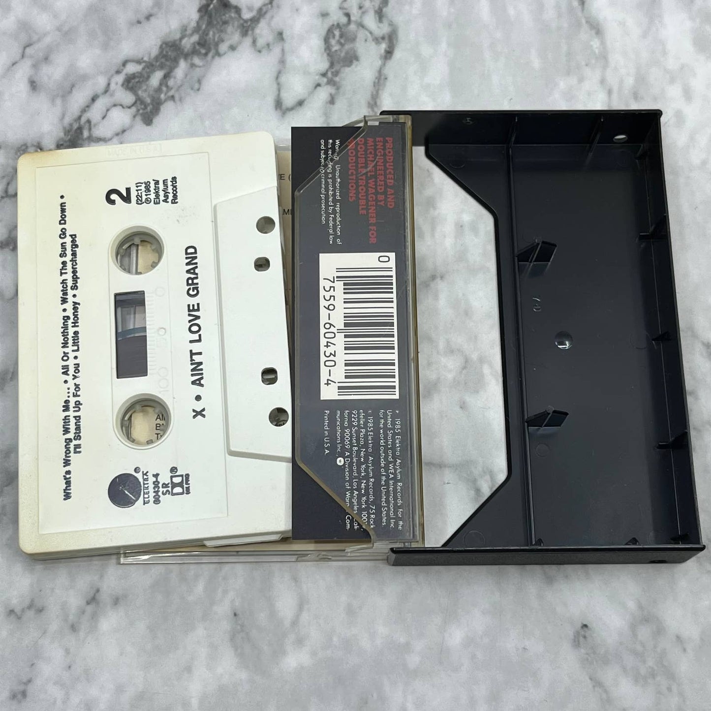 X: ain't love grand ELEKTRA Cassette Tape TH5-36