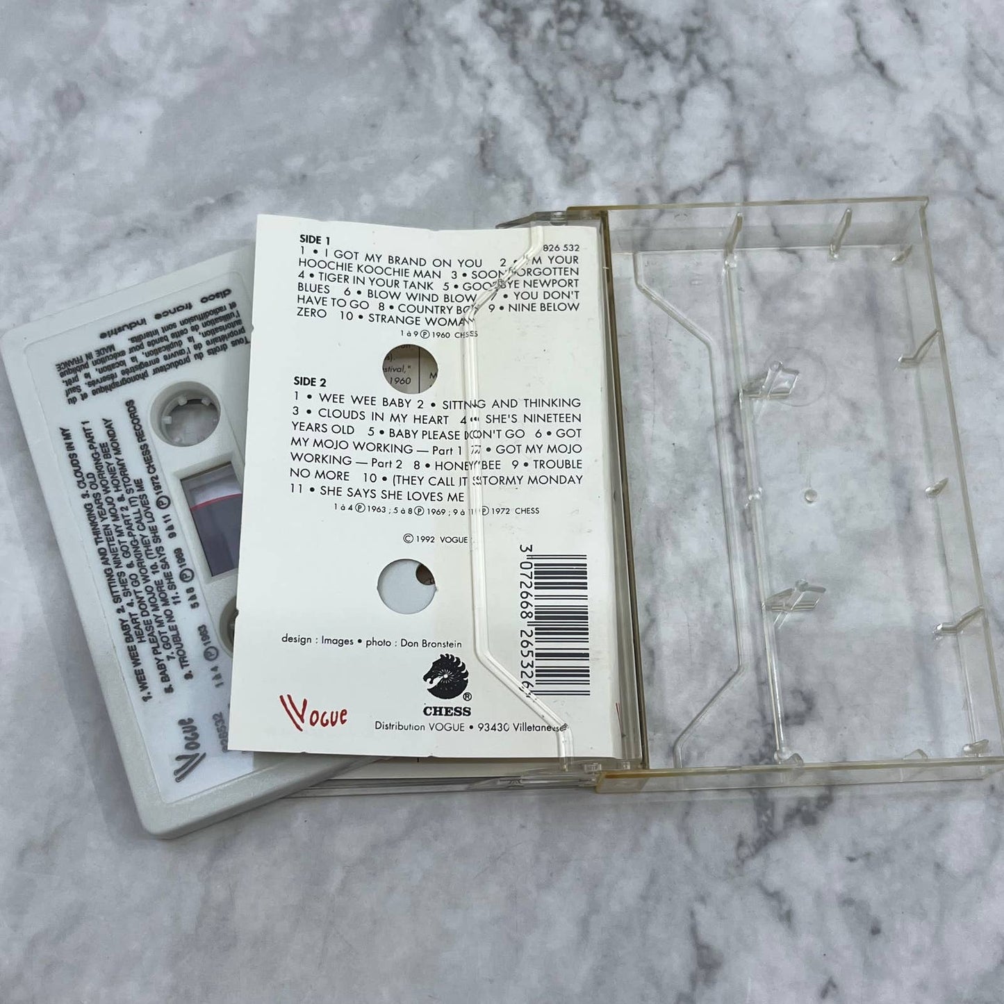 Muddy Waters Live Recordings 1960-1972 Cassette Tape TF6-23