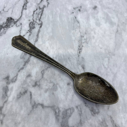 Antique c1920 Silverplate Demitasse Spoon Gunter Hotel San Antonio TX SE6-1