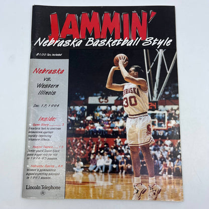 1995 Dec 17 Nebraska Cornhuskers vs. Western Illinois Basketball Program TH3