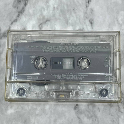 Def Leppard - Adrenalize When Wet Cassette Tape No Jacket TJ6-76