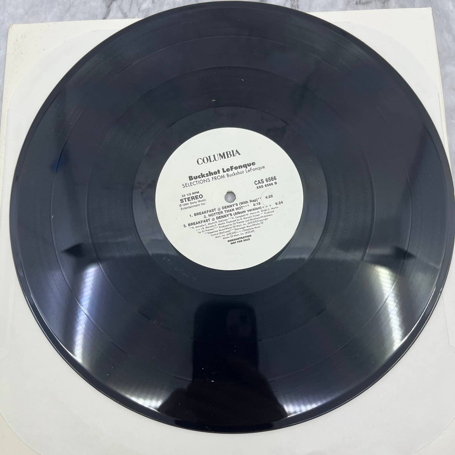 Buckshot LeFonque SELECTIONS PROMO Record Columbia 12" 33 ⅓ RPM TJ4