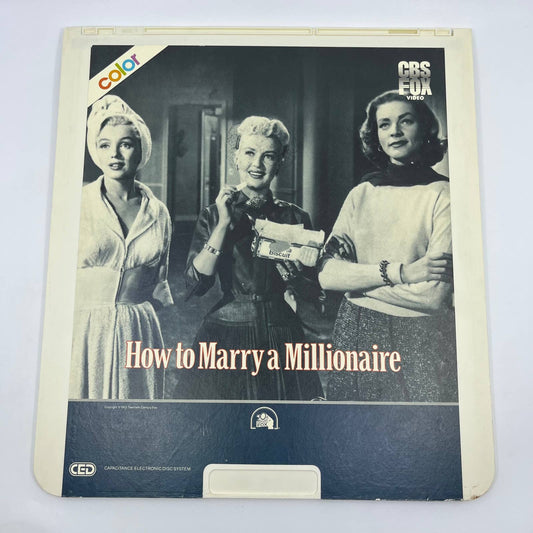 How to Marry a Millionaire Marilyn Monroe FOX SelectaVision - CED VideoDisc TG5