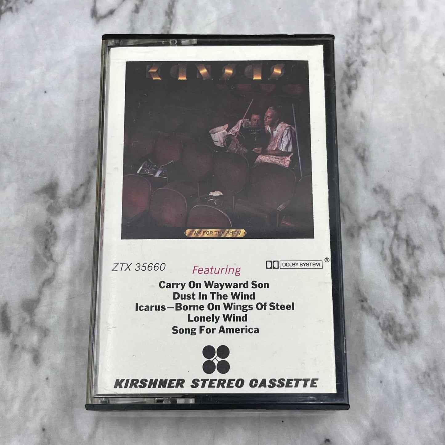 Kansas Two For The Show 1978 Cassette Tape￼ TC7-46