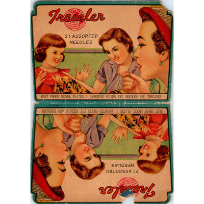 1940s Vintage Traveler Needle Book TH2-SF2