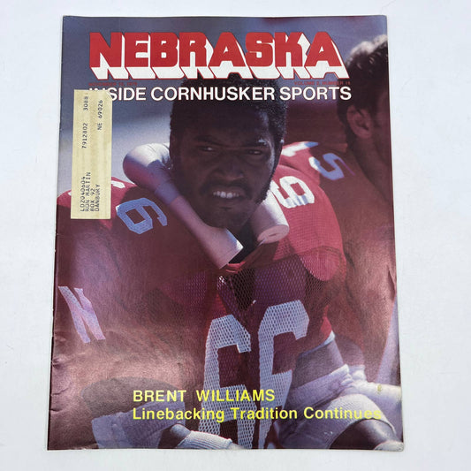 1979 Nov 10 - Nebraska Inside Cornhusker Sports Magazine - Brent Williams TH7