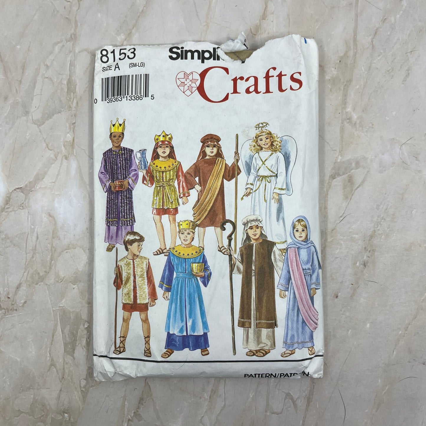 Simplicity Sewing Pattern 8153 Nativity Costumes Child Size A S-L TE5