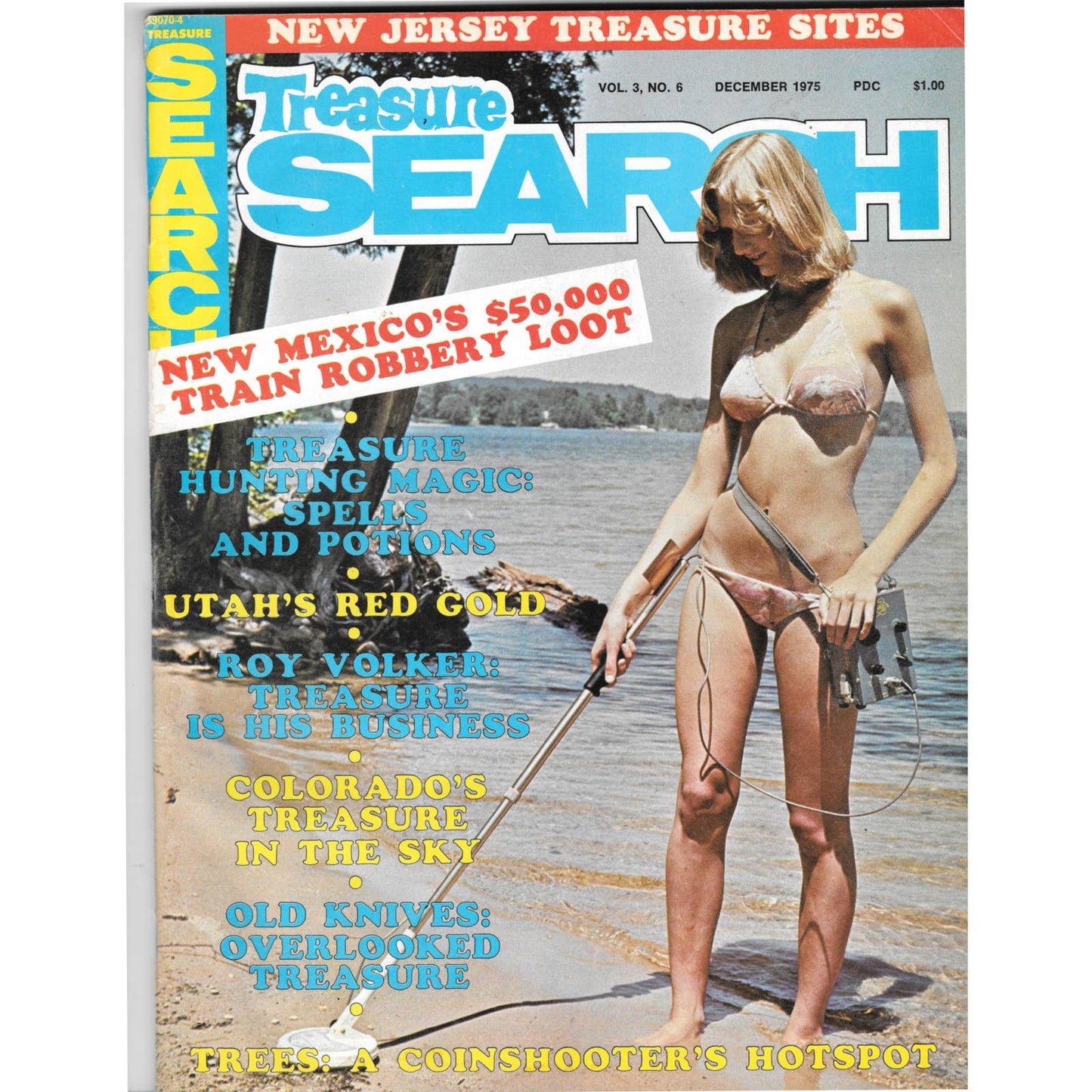 Treasure Search Magazine - Treasure Hunting Mining Metal Detecting Dec 1975 M4